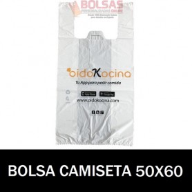 BOLSAS DE PLASTICO PERSONALIZADAS CAMISETA 50X60 4.000 UNIDADES